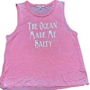 Express One Eleven coral Knit Top